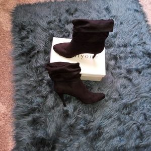 Faux Suede Booties